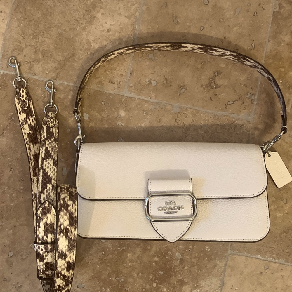 Coach Morgan leather shoulder handbag